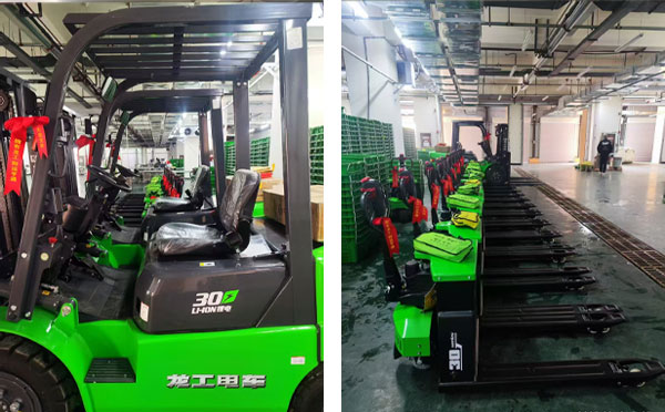 张掖恭喜力盖工程机械：成功新交付几批龙工叉车